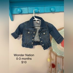 Wonder Nation baby jean jacket